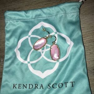 Pink Kendra Scott earrings